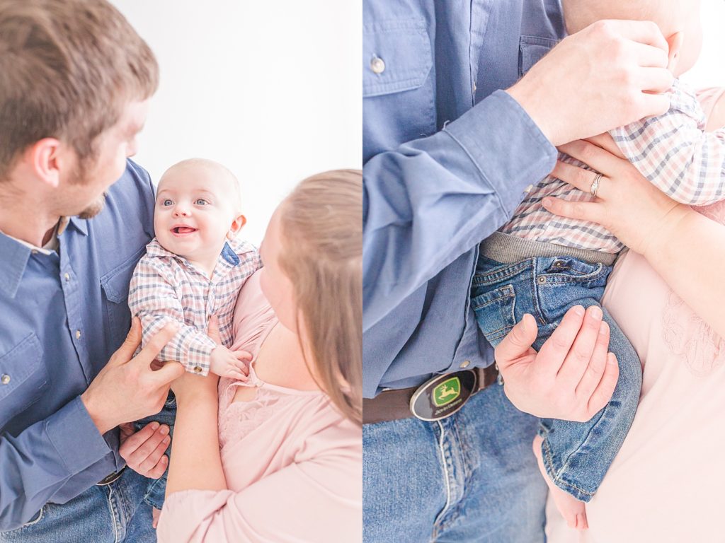 baby photography, maryland family photographer, 6 month milestone session, sitter session, baby boy photo session, family photography, family photo session, jess becker photography, easton maryland, light and airy photography
