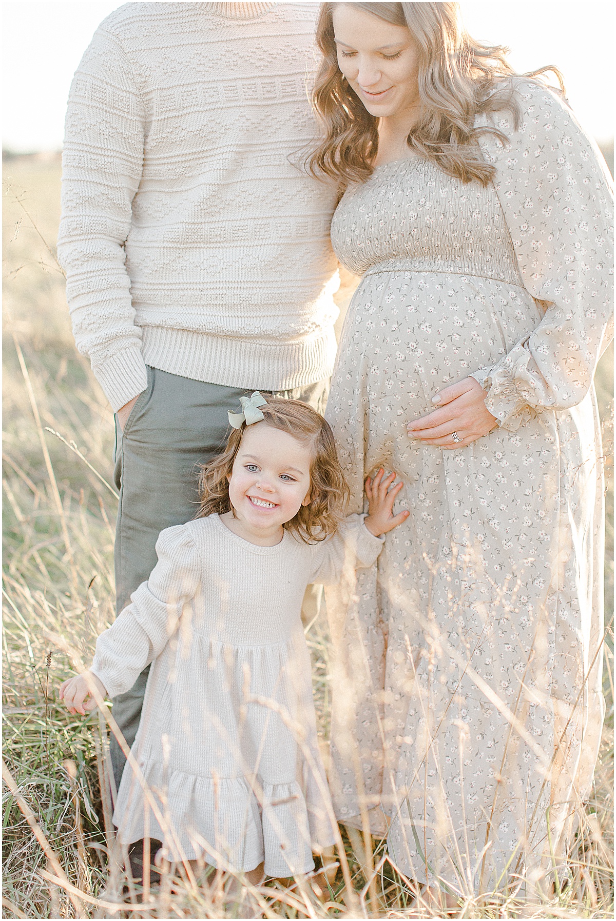 Baltimore family photographer family maternity session